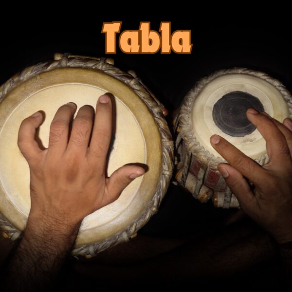 indian man playing Tabla