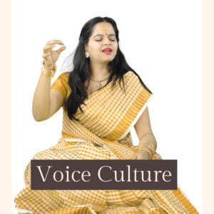 indian women doing voice culture