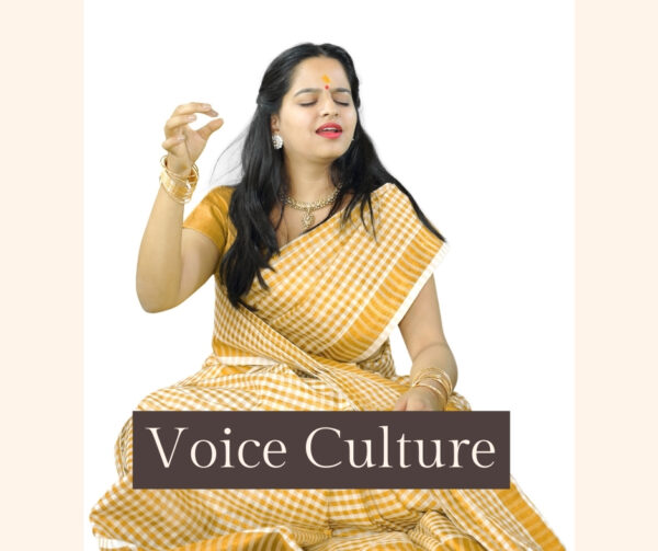 indian women doing voice culture