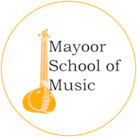 Official logo of Mayoor School of Music featuring a musical theme.