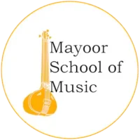 Official logo of Mayoor School of Music featuring a musical theme.